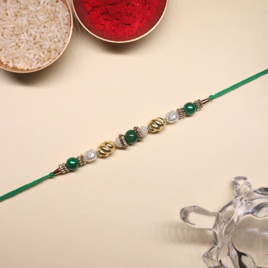 Harmony Rakhi Trio – A Triple Thread of Devotion, Color & Cultural Grace ( Set of 3)