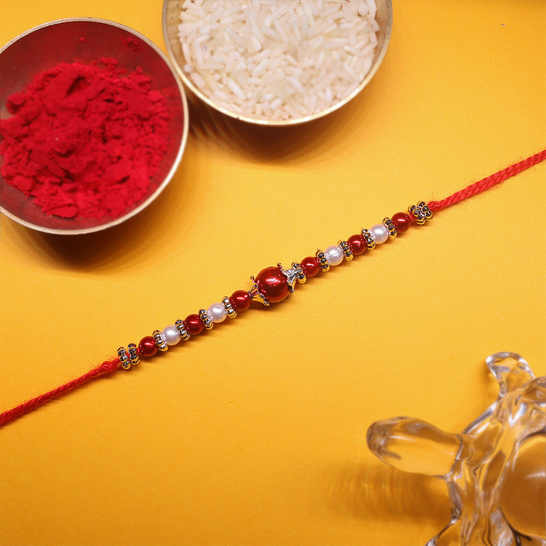 Graceful Bond Rakhi Set – A Duo Celebrating Elegance & Tradition