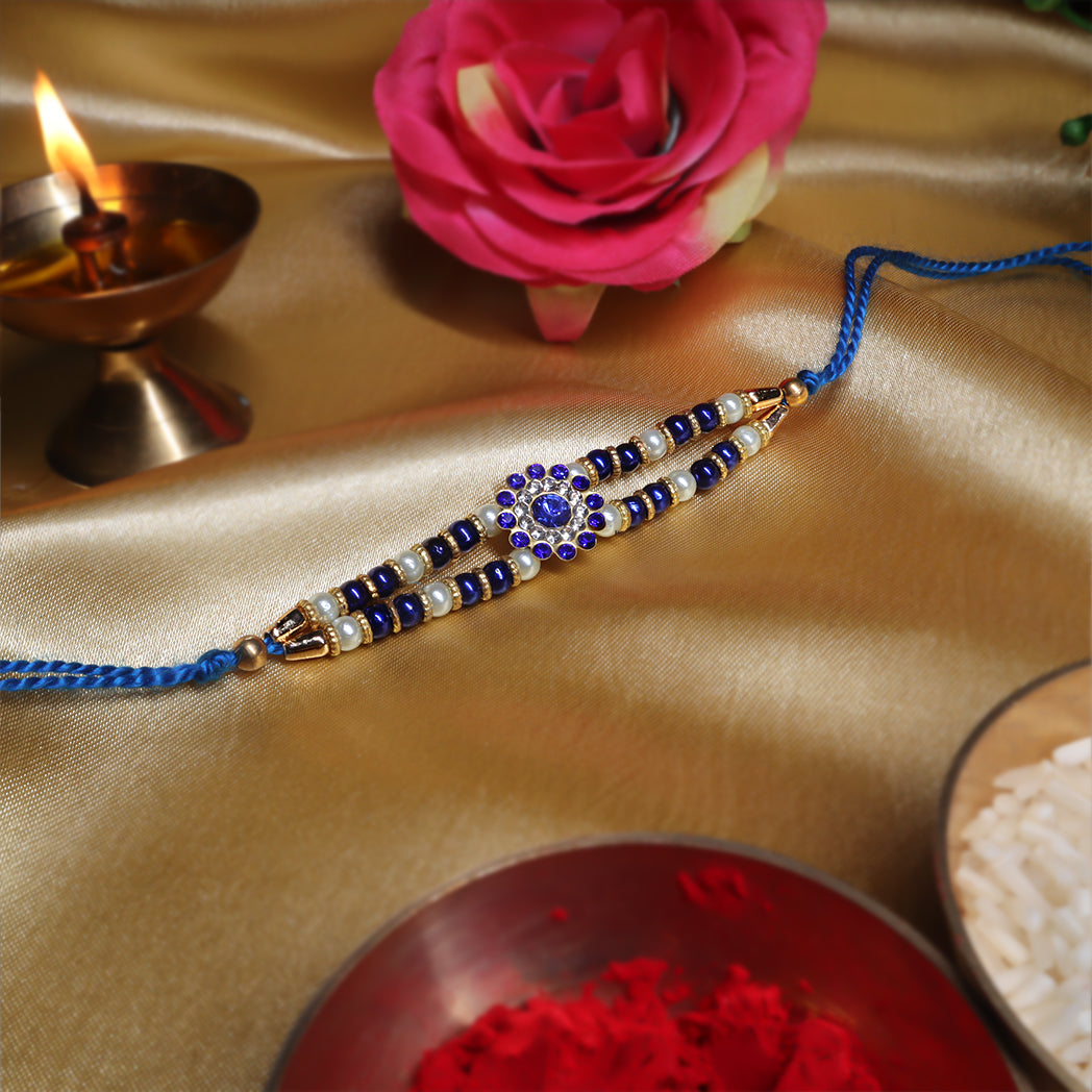 Threaded Blessings of Love – Twin Rakhi Combo for Timeless Bonds